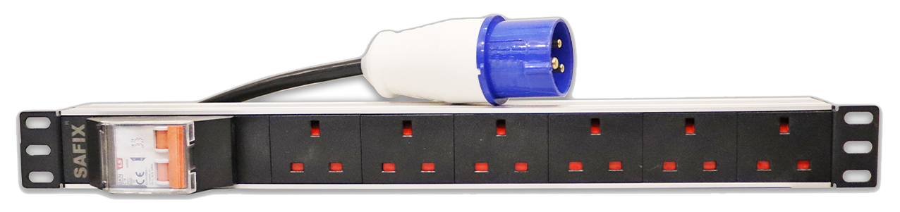SAFIX PDU-1606B-UK 6 Way UK / 19" / Basic Rack PDU PDU-1606B-UK 6 Way UK / 19" / Basic Rack PDU