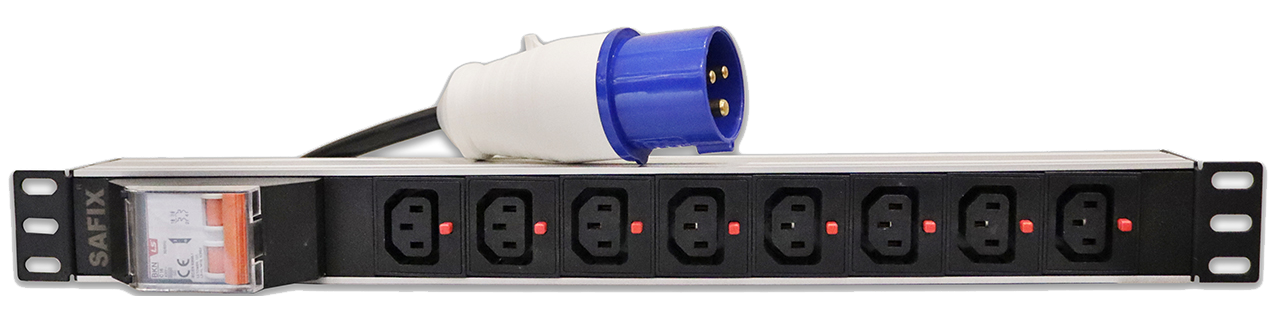 PDU-1608B-C13 8 Way C13 Outlets / 19" / Basic Rack PDU