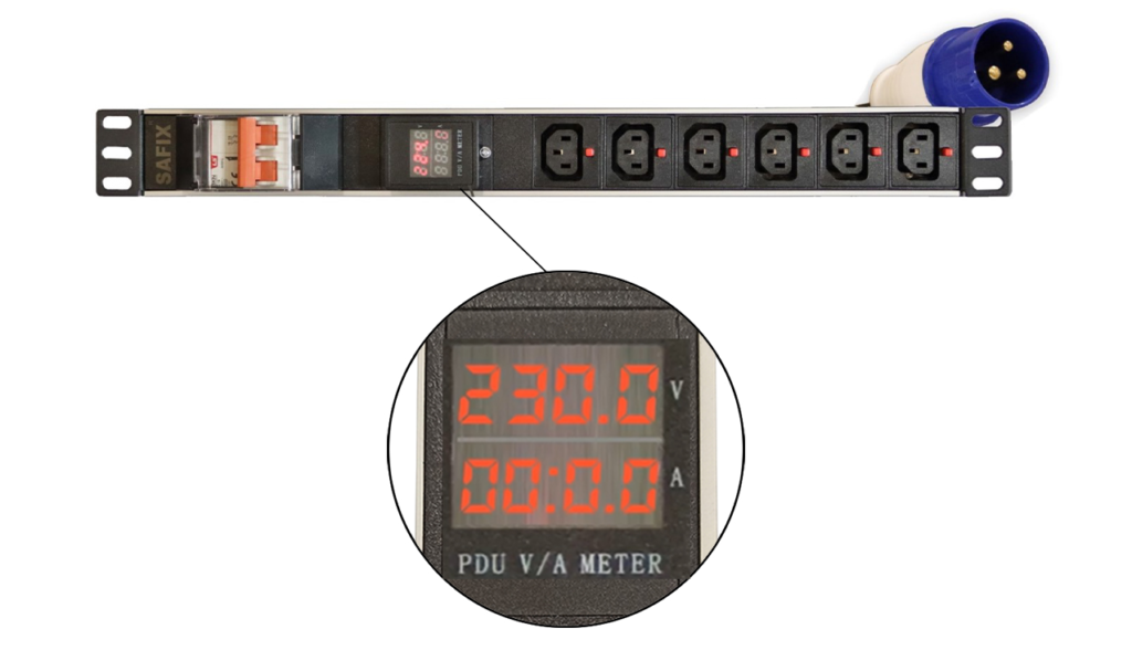 Metrix Pdu PDU with V/A Meter
