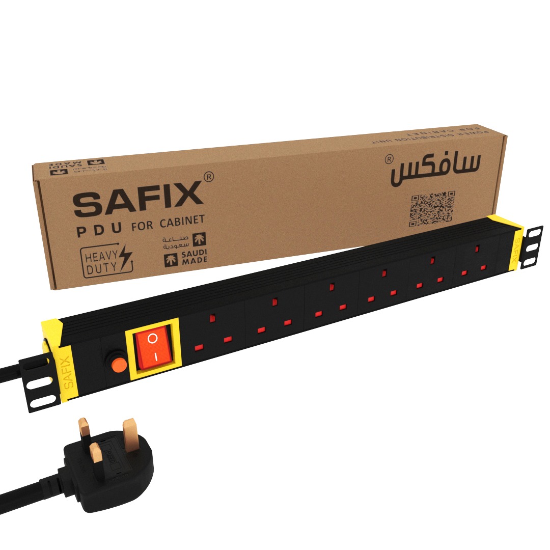 SAFIX 6 Way UK PDU 19" (P) 6 Way UK PDU 19" (P)